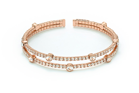 Bracciale Kiara Donna Design in Ottone Cristallo KBRD1274G - KBRD1274G